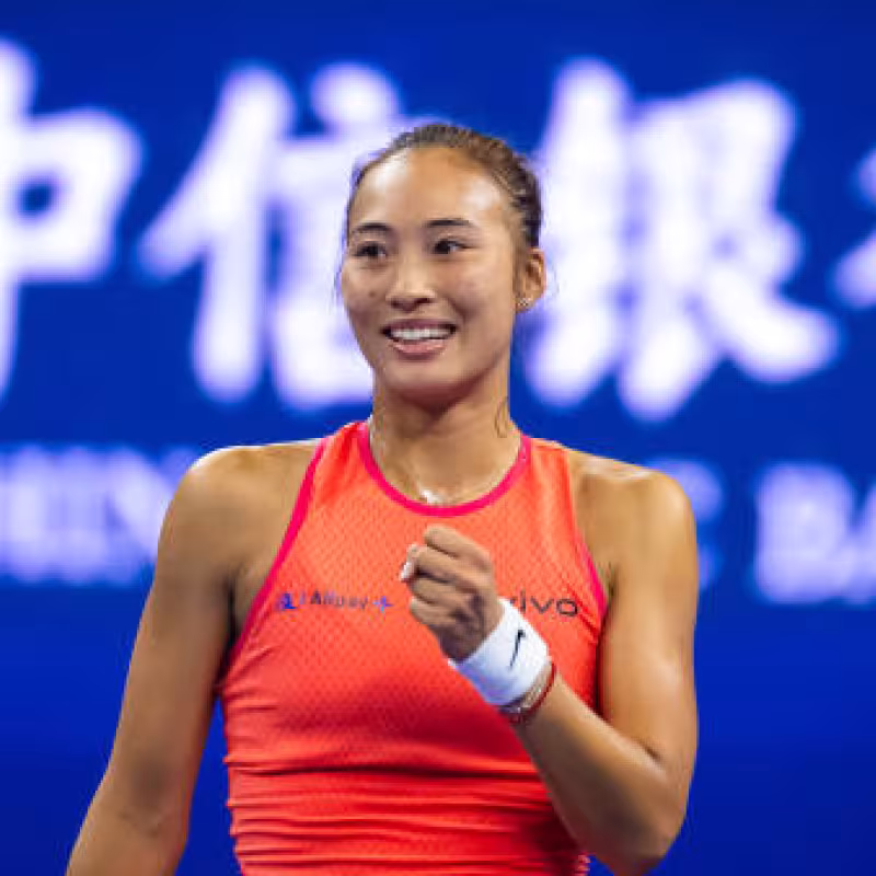 Qinwen Zheng Beijing 2024. Photo: Getty