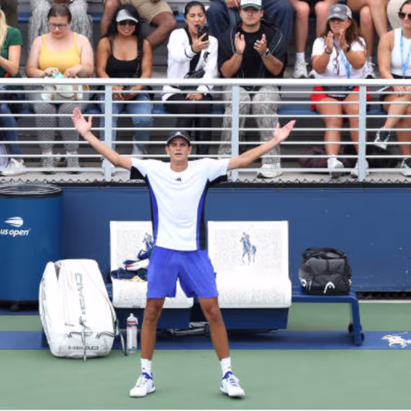 Rafael Jodar wins the 2024 US Open Junior. Photo: Getty