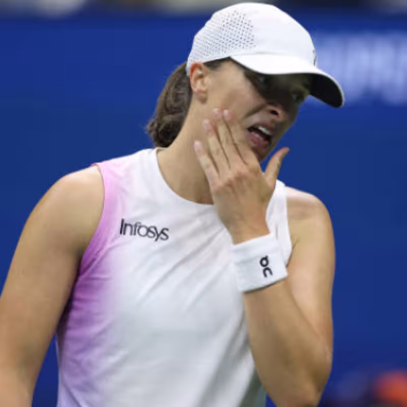 Iga Swiatek at the US Open 2024. Photo: Getty