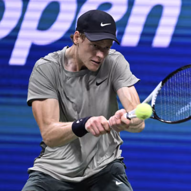 Jannik Sinner at the US Open 2024. Photo: Getty