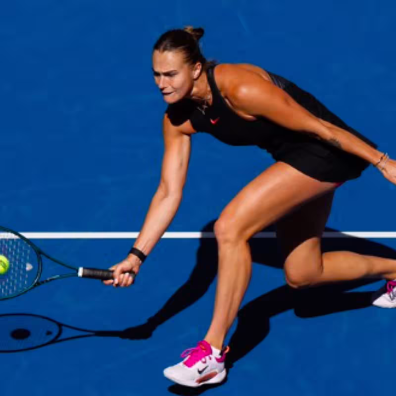 Aryna Sabalenka shows a streak of 15-0 in 2024. Source: Getty