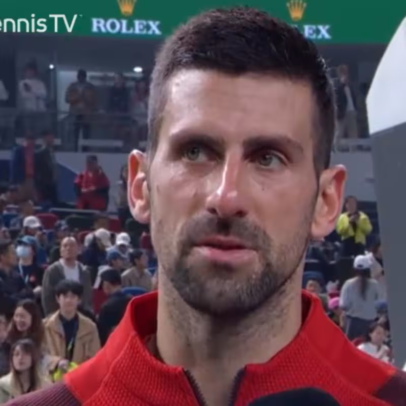 Novak Djokovic in Shanghai 2024. Photo: Getty