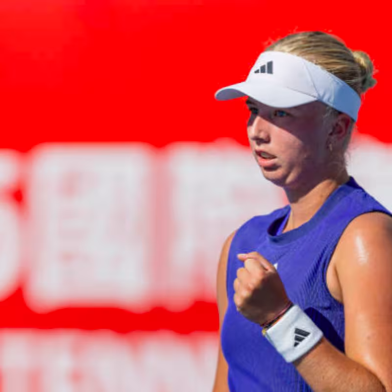 Clara Tauson is in the quarterfinals of the WTA Osaka 2024. Source: Getty