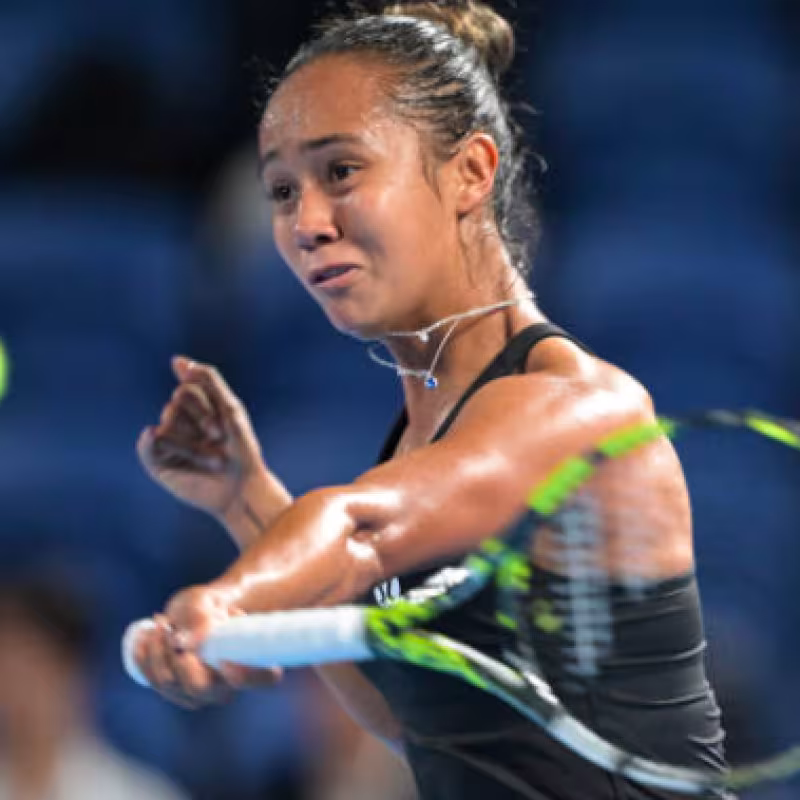 Leylah Fernandez debuted with a win at the WTA Hong Kong 2024. Source: Getty