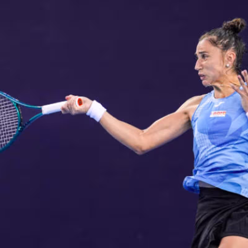 Sara Sorribes gets off to a good start at the WTA in Mérida 2024. Source: Getty