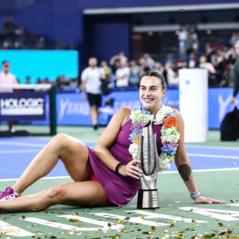 Aryna Sabalenka, once again the world number one. Photo: Getty