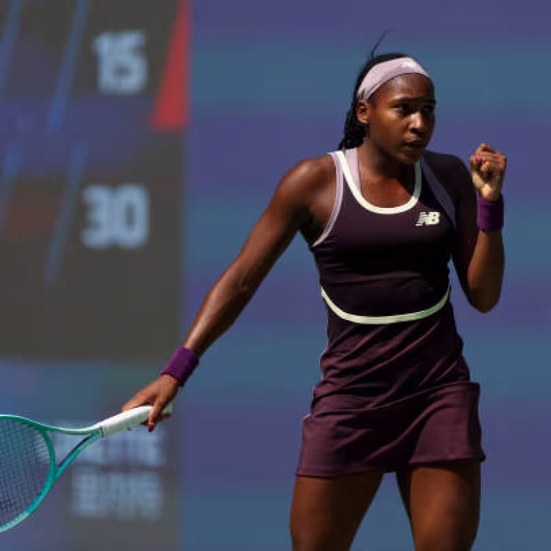 Coco Gauff talks about Rafael Nadal's retirement. Photo: Getty