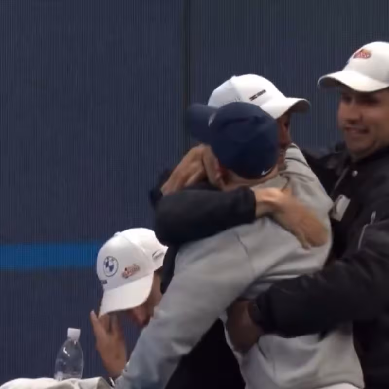 This was Ferrero's emotion, breaking down in tears, after Alcaraz's victory.