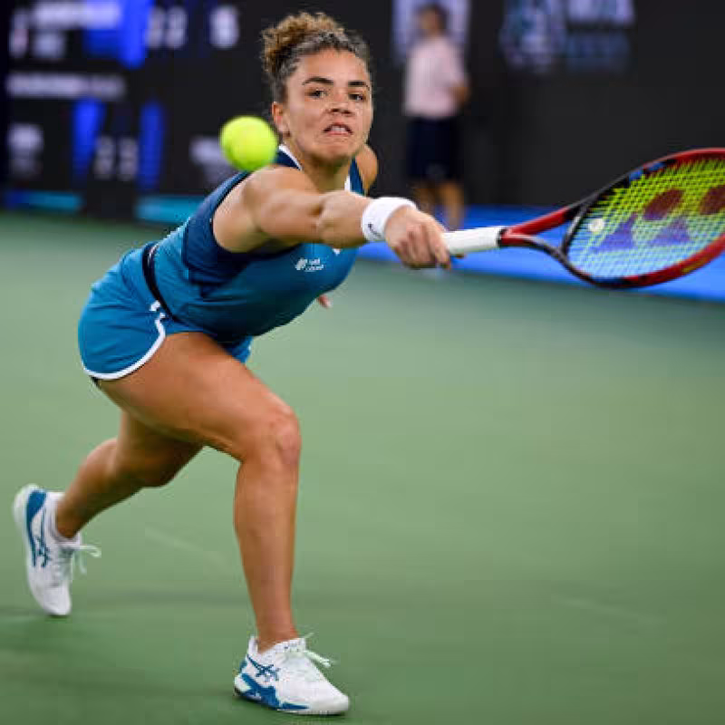 Jasmine Paolini, baja en Ningbo. Foto: gettyimages
