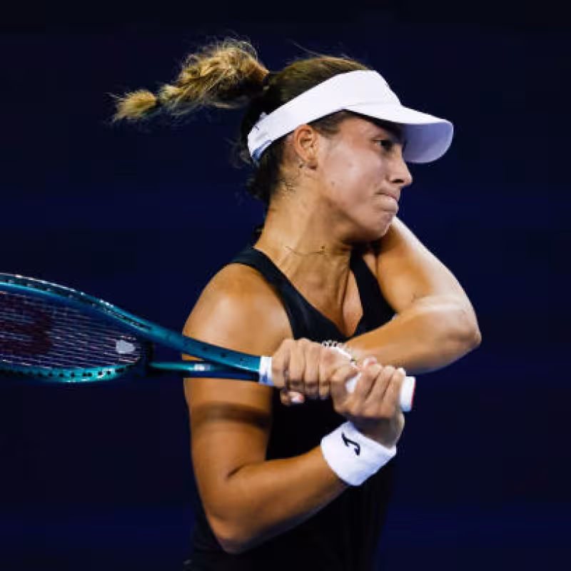 Jessica Bouzas loses in Osaka. Photo: gettyimages