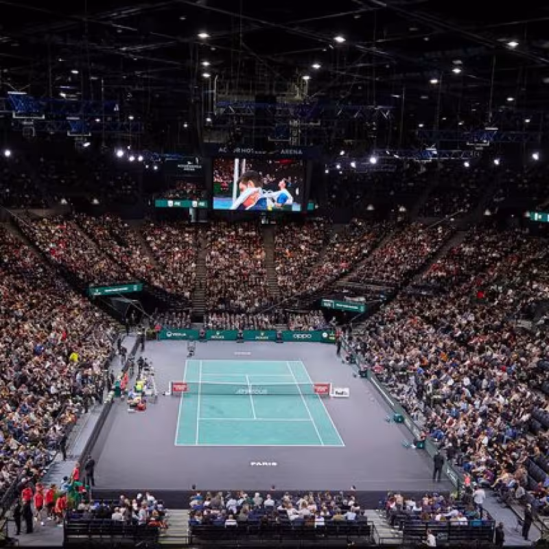 Central court of the Paris tournament. Photo: gettyimages