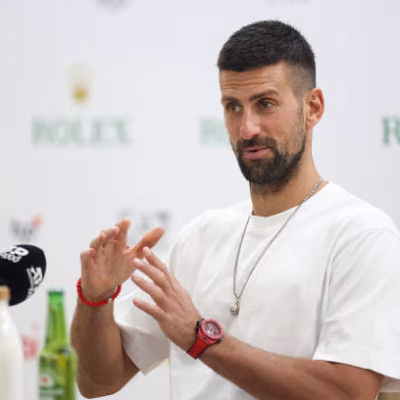 Novak Djokovic, expectations in Shanghai. Photo: gettyimages.