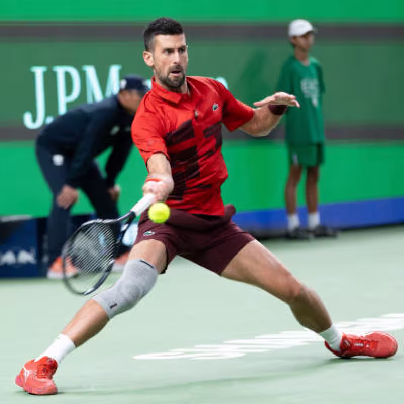 Novak Djokovic beats Safiullin in Shanghai 2024. Photo: gettyimages