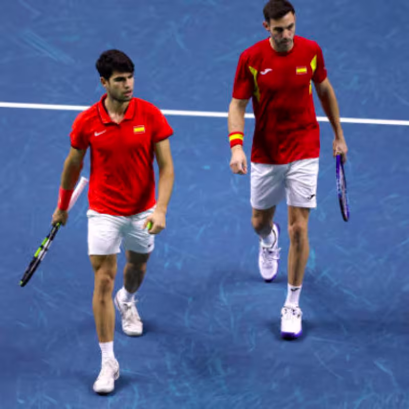 Spain is eliminated by the Netherlands in the Davis Cup. Source: Getty