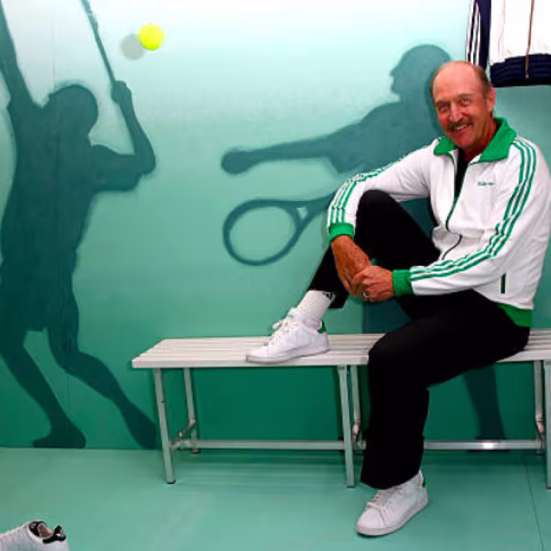 Stan Smith and the legend of his sneakers. Source: Getty