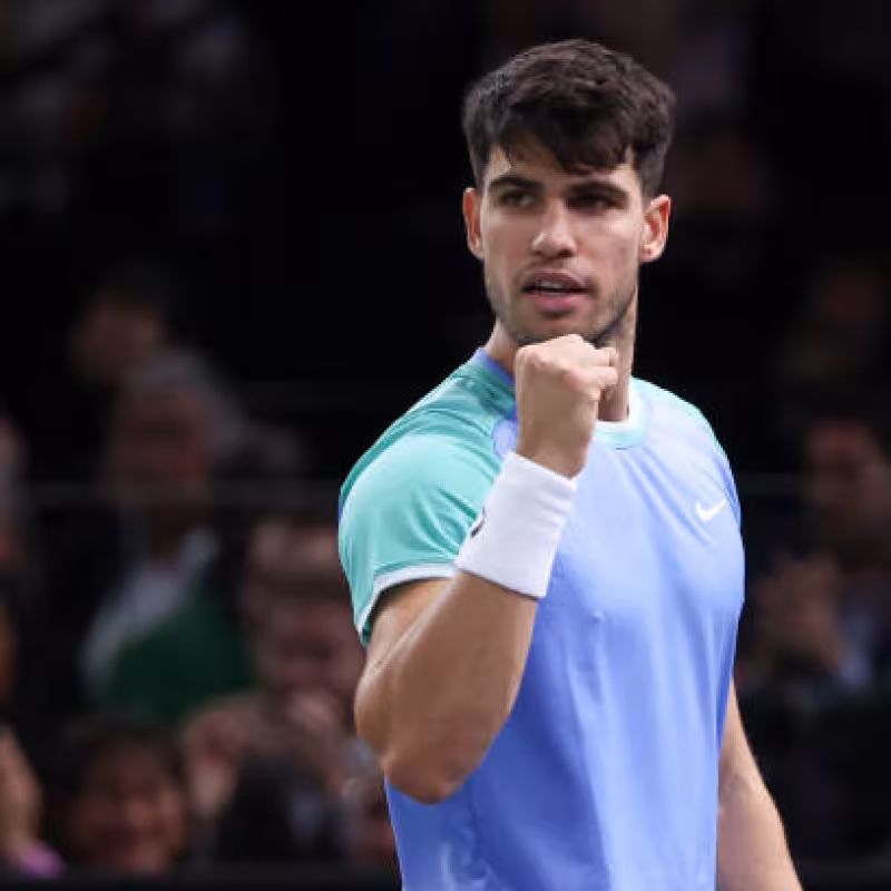Carlos Alcaraz is already preparing for the ATP Finals.