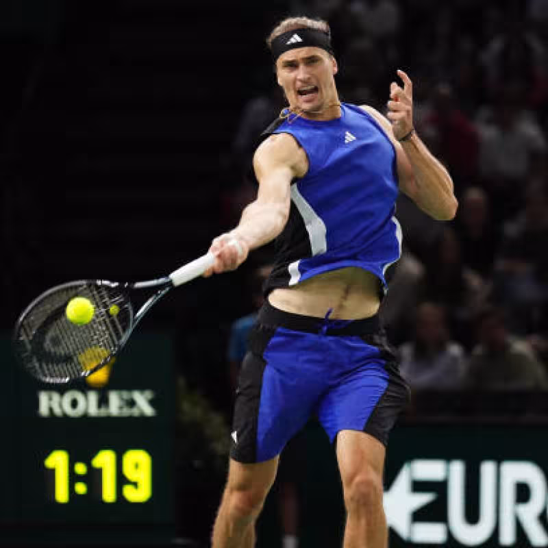 Alexander Zverev will be number two in the ATP Ranking. Photo: Getty
