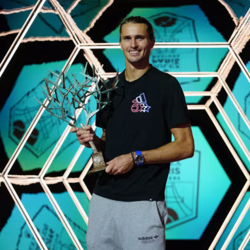 Alexander Zverev, winner of the ATP Rolex Paris Masters 2024. Photo: Getty