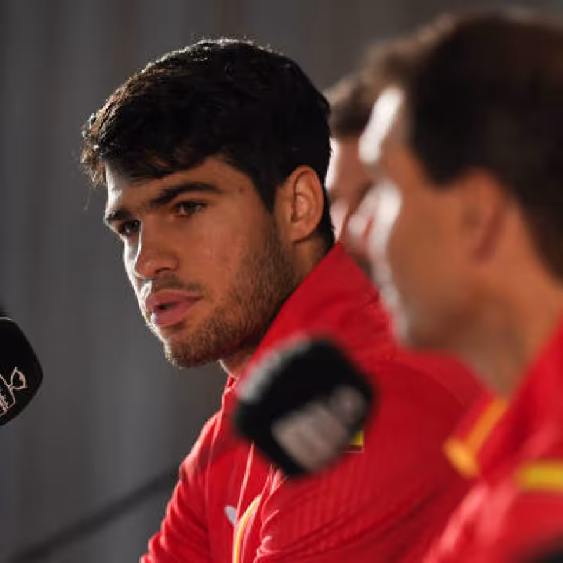 Carlos Alcaraz, sensations at Davis Cup 2024. Photo: gettyimages