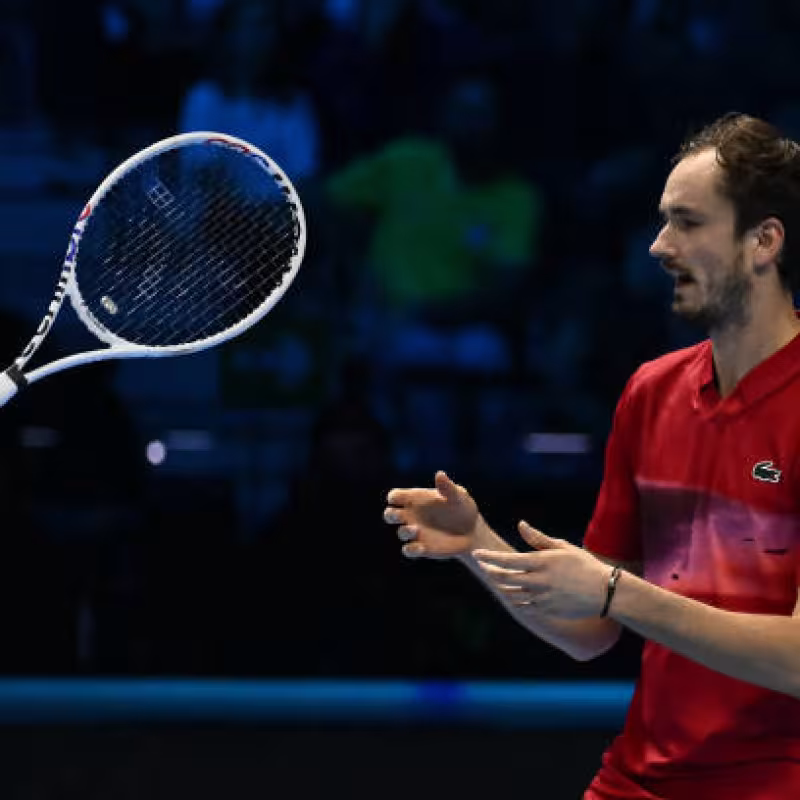Daniil Medvedev and the show he has put on at the ATP Finals 2024. Photo: Getty