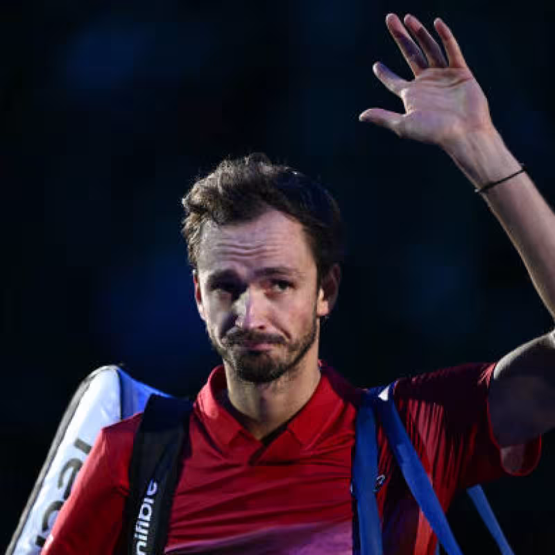 Daniil Medvedev eliminated from the ATP Finals 2024. Photo: Getty