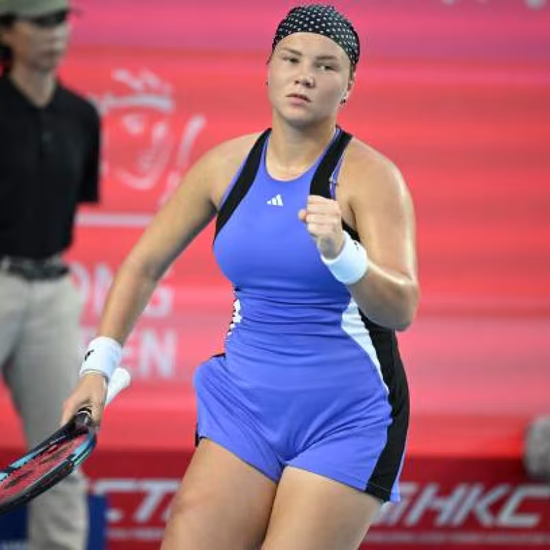 Diana Shnaider, champion of WTA Hong Kong 2024. Photo: Getty