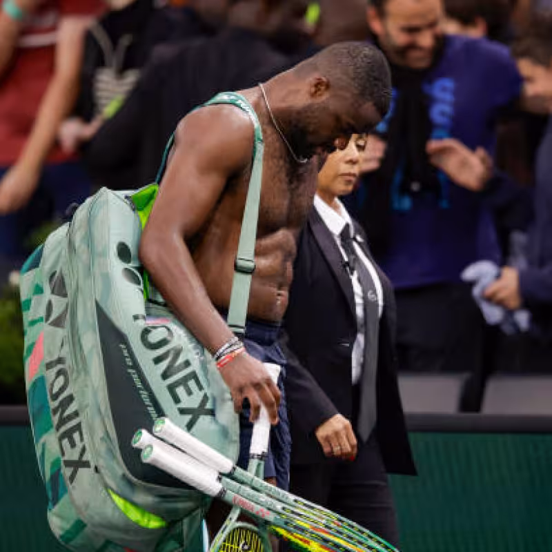 Tiafoe will have to pay a $120,000 fine for his behavior in Shanghai. Photo: Getty