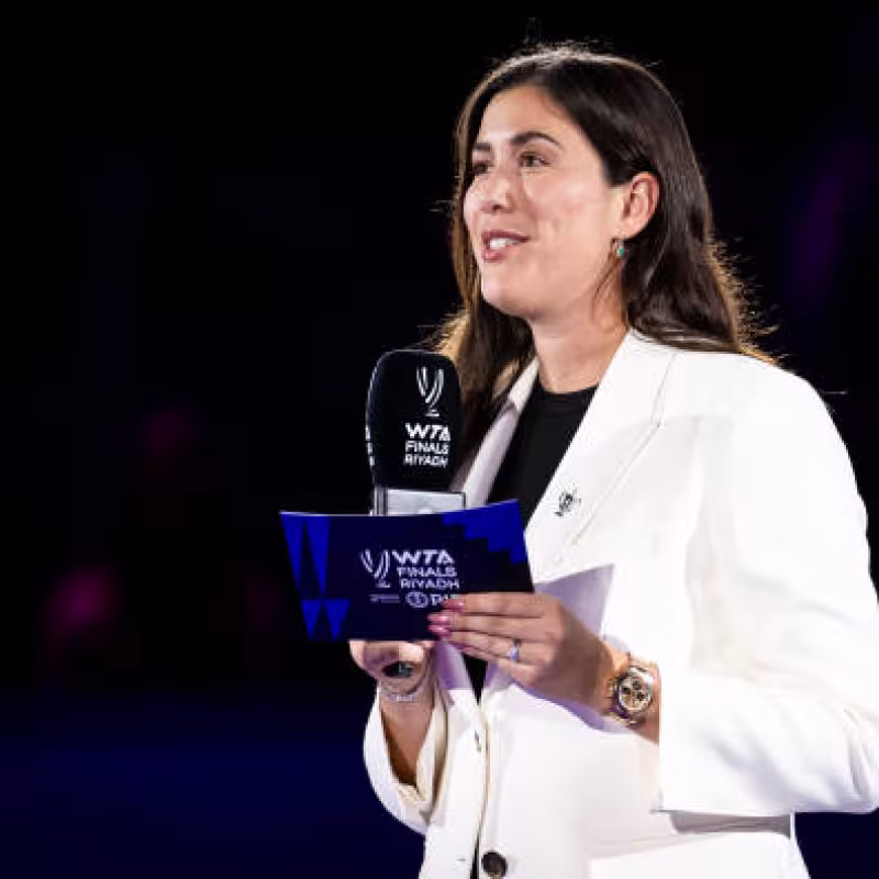 Garbiñe Muguruza at the WTA Finals 2024. Photo: Getty