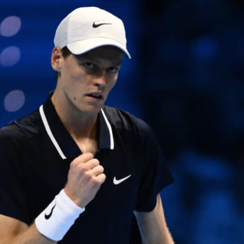 Jannik Sinner at the ATP Finals 2024. Photo: Getty