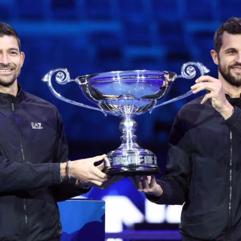 Marcelo Arévalo and Mate Pavic, doubles number 1. Photo: gettyimages