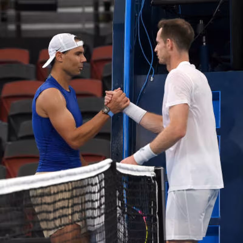 Message from Murray to Nadal. Photo: gettyimages