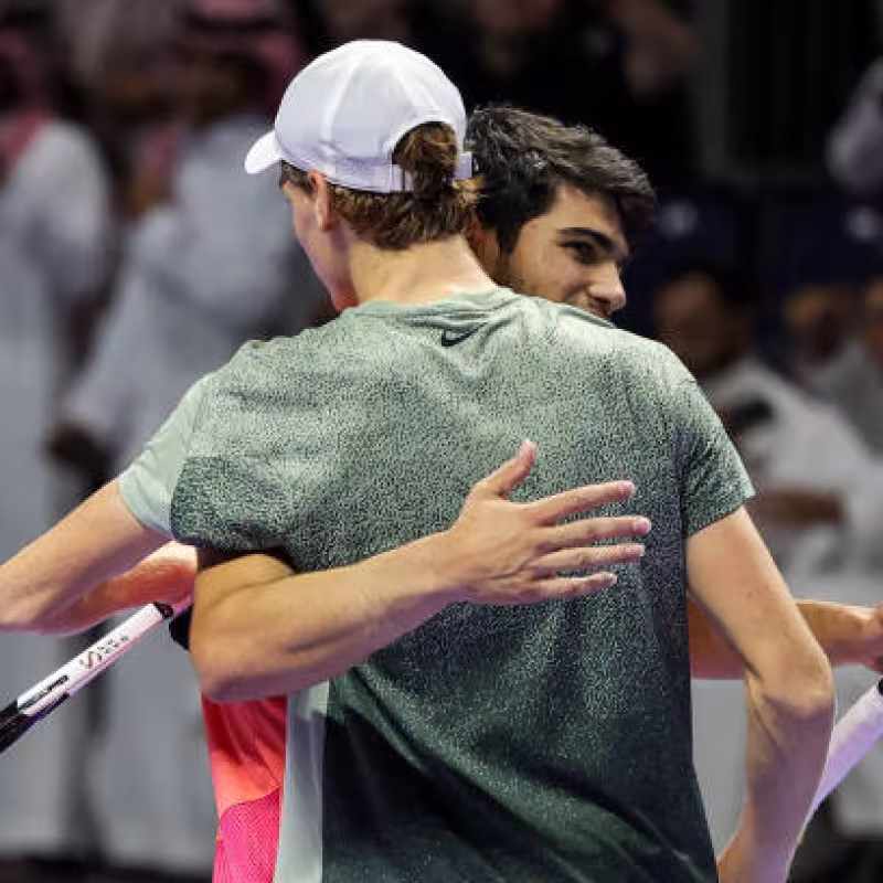 Sinner and Alcaraz shared great titles in 2024. Photo: gettyimages.