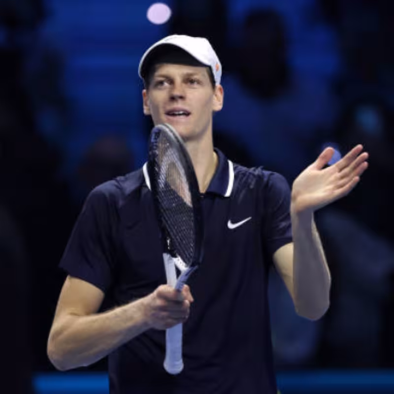 Jannik Sinner at the ATP Finals 2024. Photo: Getty.