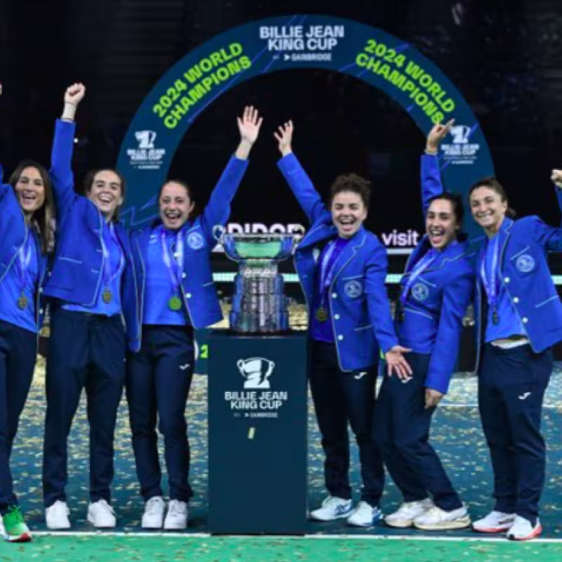 Italy dominates both ITF rankings at the end of the 2024 season. Source: Getty
