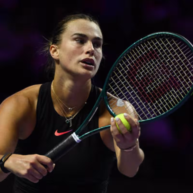 Aryna Sabalenka in preseason. Photo: gettyimages