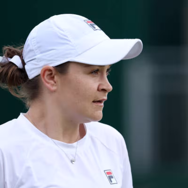 Ashleigh Barty talks about Rafa Nadal's farewell. Photo: Getty