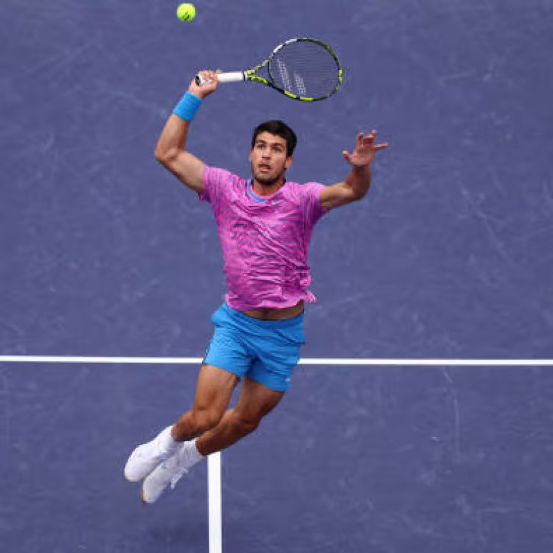 Carlos Alcaraz, protagonist in the best points of the year. Photo: Getty