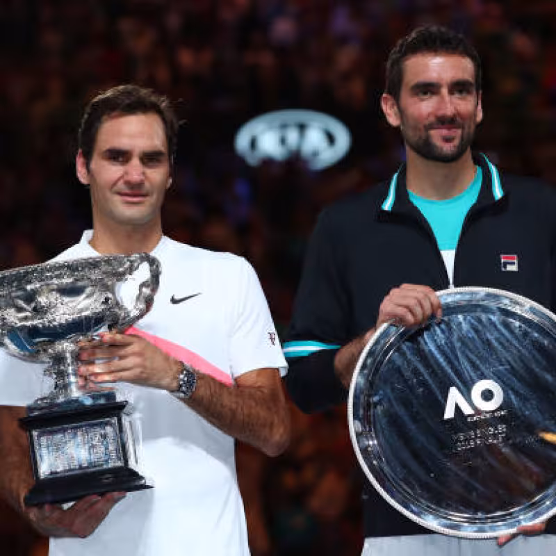 Marin Cilic was a finalist at the Australian Open in 2018.