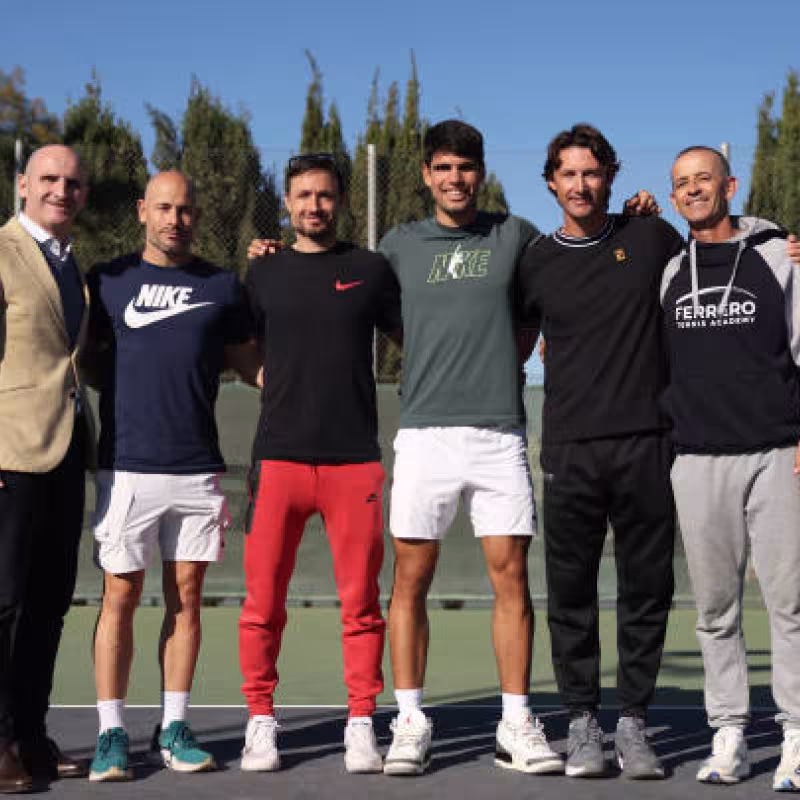 Carlos Alcaraz's Team for 2025. Source: Getty