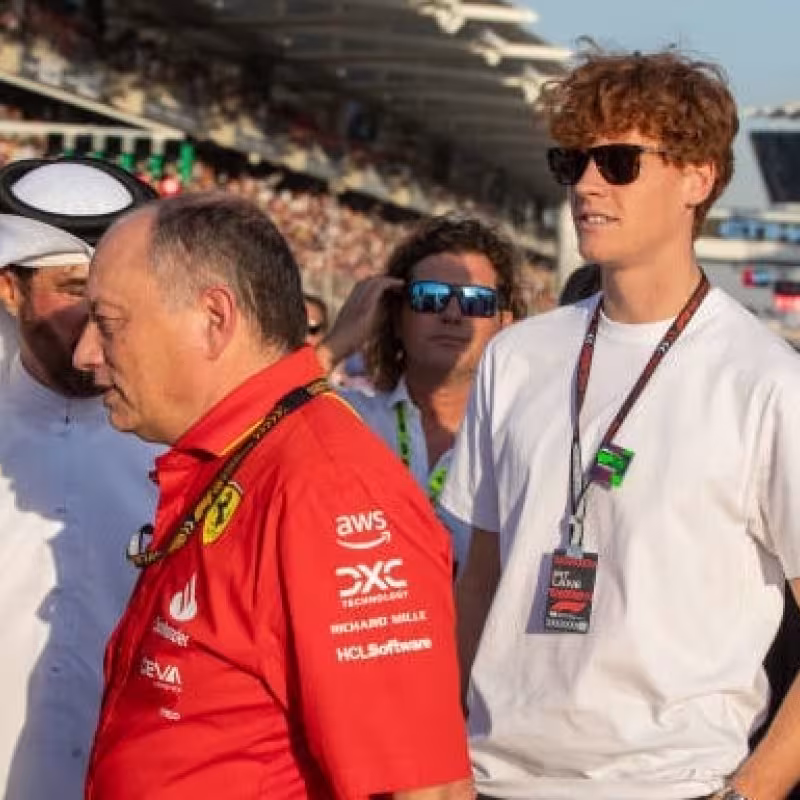 Jannik Sinner in Abu Dhabi 2024. Photo: Getty