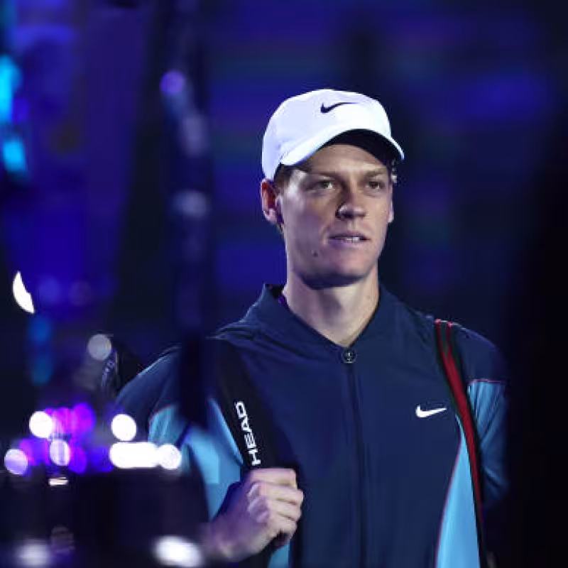 Jannik Sinner at the ATP Finals 2024. Photo: getty