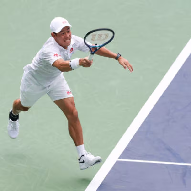 Kei Nishikori's Schedule in 2025. Photo: gettyimages
