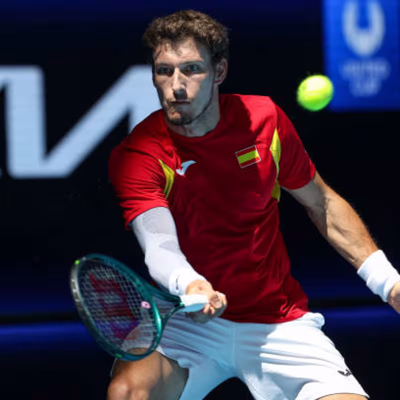 Pablo Carreño, at United Cup 2025. Photo: gettyimages