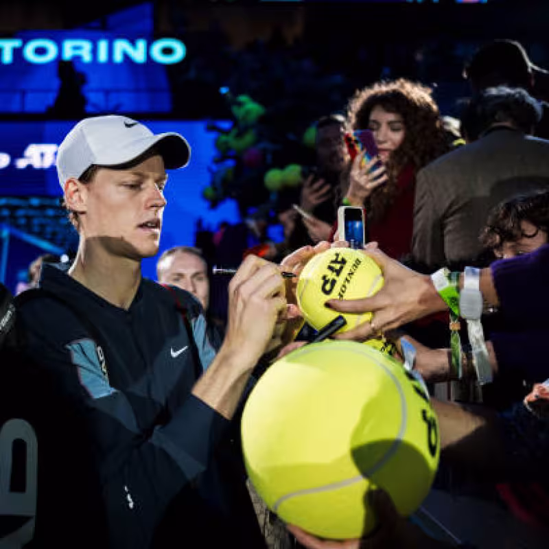 Jannik Sinner, Fans' Favorite Player for the Second Year. Source: Getty