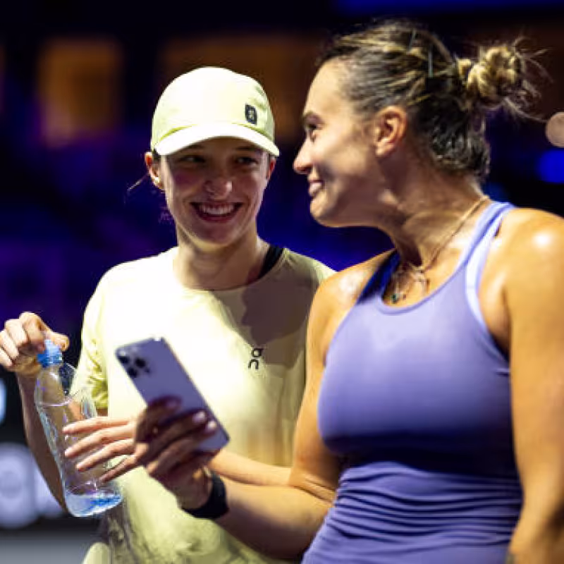 Iga Swiatek and Aryna Sabalenka.