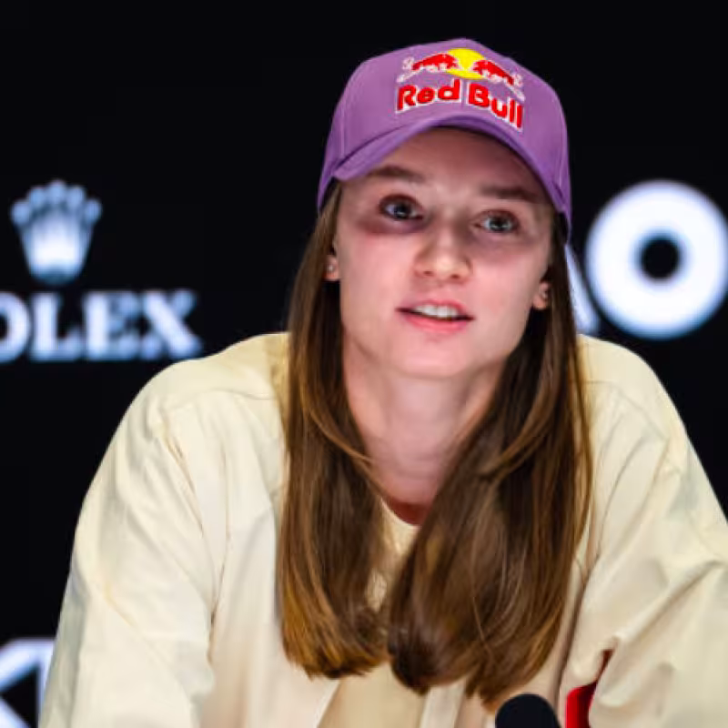 Elena Rybakina defended Stefano Vukov in Australia. Source: Getty