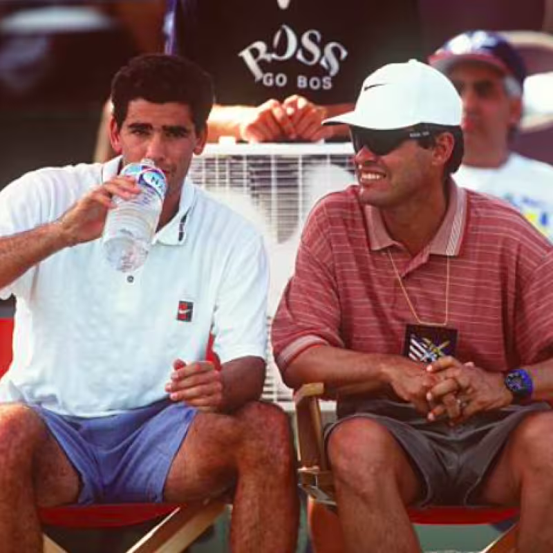 Tim Gullikson, the coach who left the biggest mark on Pete Sampras' career. Source: Getty