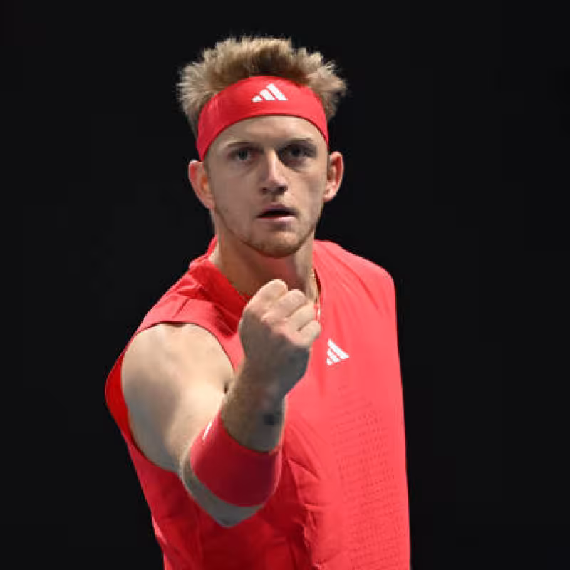 Davidovich digs deep to complete an epic comeback against Auger-Aliassime. Photo: Getty