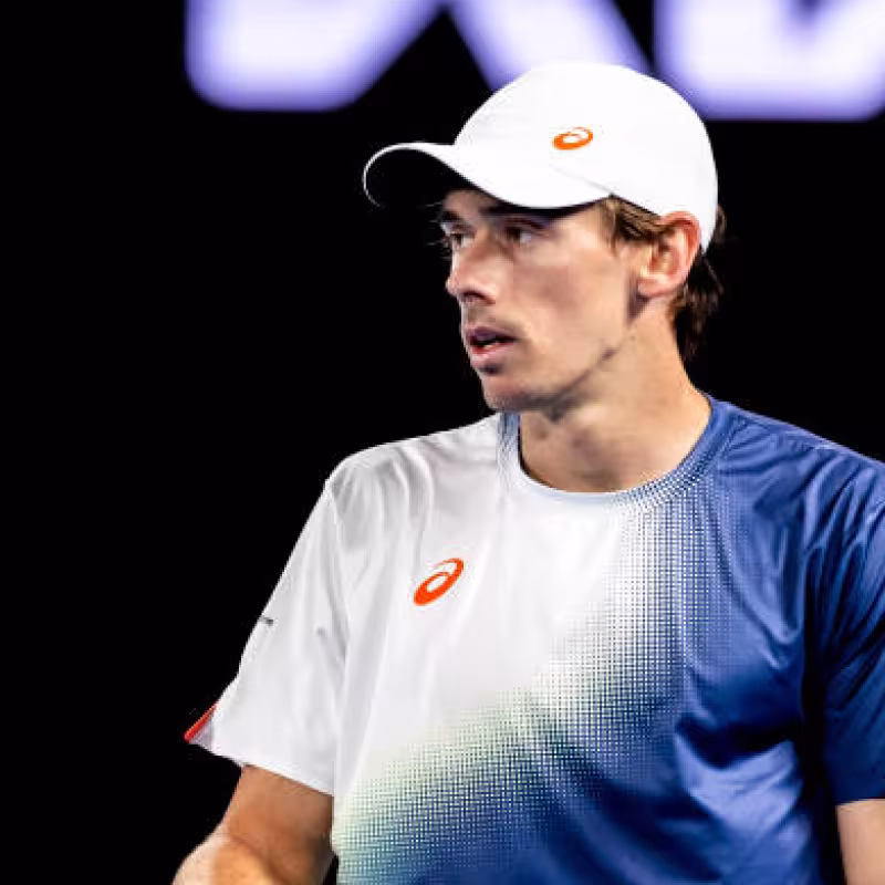 Alex de Minaur at the Australian Open 2025. Photo: Getty
