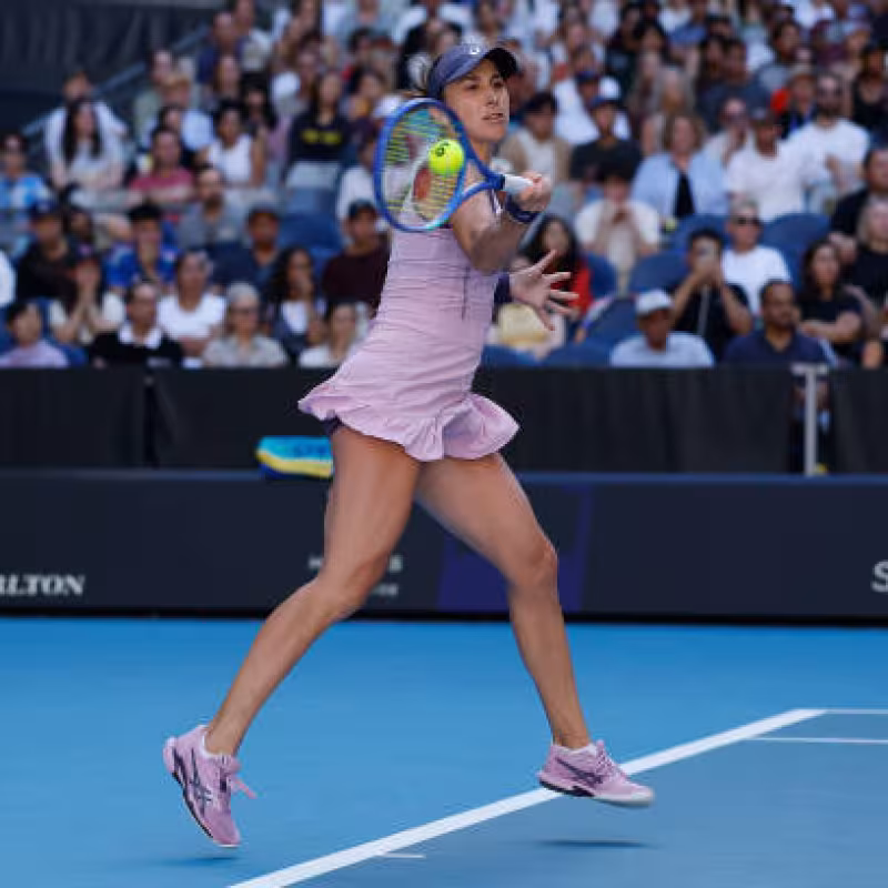 Belinda Bencic at the Australian Open 2025. Photo: gettyimages